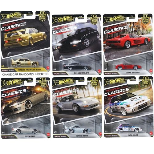 Hot Wheels风火轮 汽车文化摩登经典 法拉利丰田保时捷 合金车模