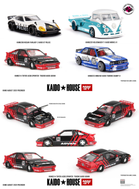 Kaido House + MINIGT Toyota AE86 Sprinter Trueno Kaido ADVAN