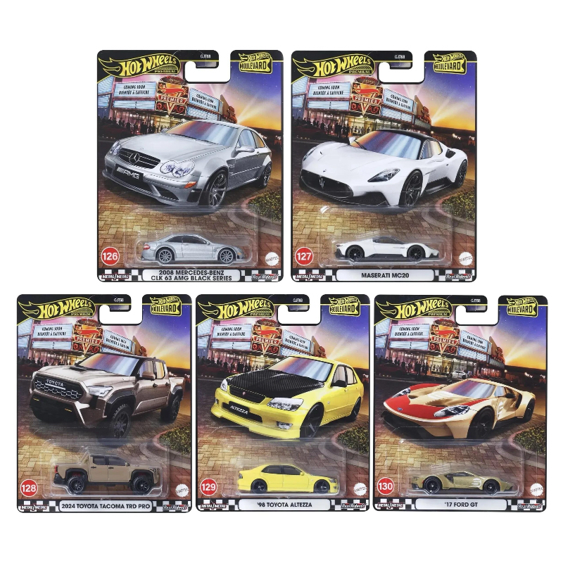 Hot Wheels风火轮 花园大道26奔驰AMG玛莎拉蒂丰田福特GT合金车模
