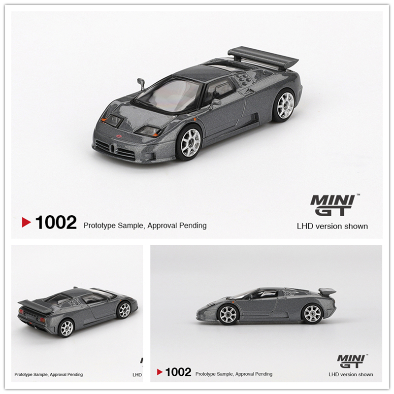 MINIGT 1:64 Bugatti EB110 Super Sport Grigio Scuro 合金 车模