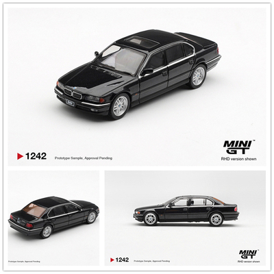 【预售】MINIGT 1:64 宝马 BMW 750IL Black Sapphire宝石青 合金