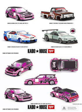 Kaido House + MINIGT 本田思域 Honda Civic (EF)  Loop Spec V1