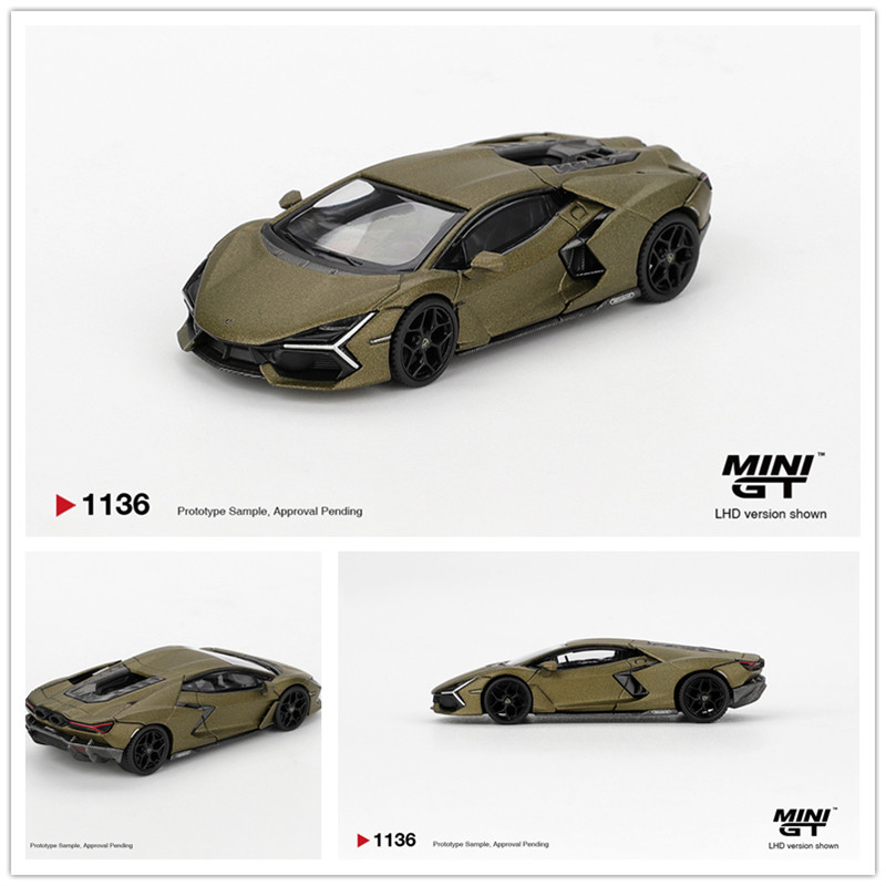 MINIGT 1:64 1136号 兰博基尼 Lamborghini Revuelto Verde哑光绿图片