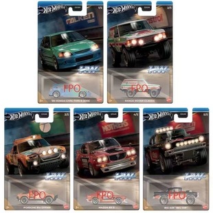Hot Wheels风火轮 高级普卡速度系列本田EK9保时捷路虎马自达车模