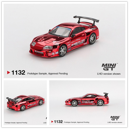 MINIGT 1:64 1132号 丰田 Toyota Supra (A80) Top Secret GT-300