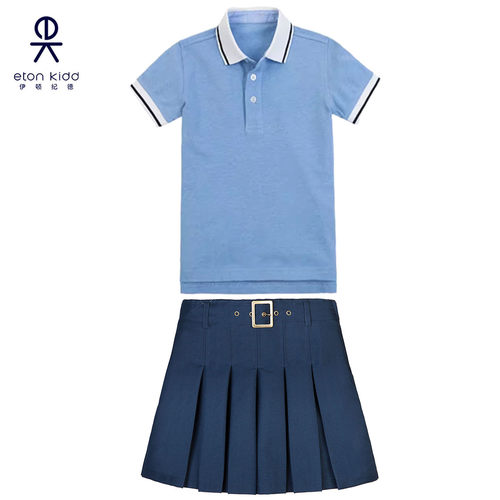 伊顿纪德儿童短袖POLO衫校服T恤