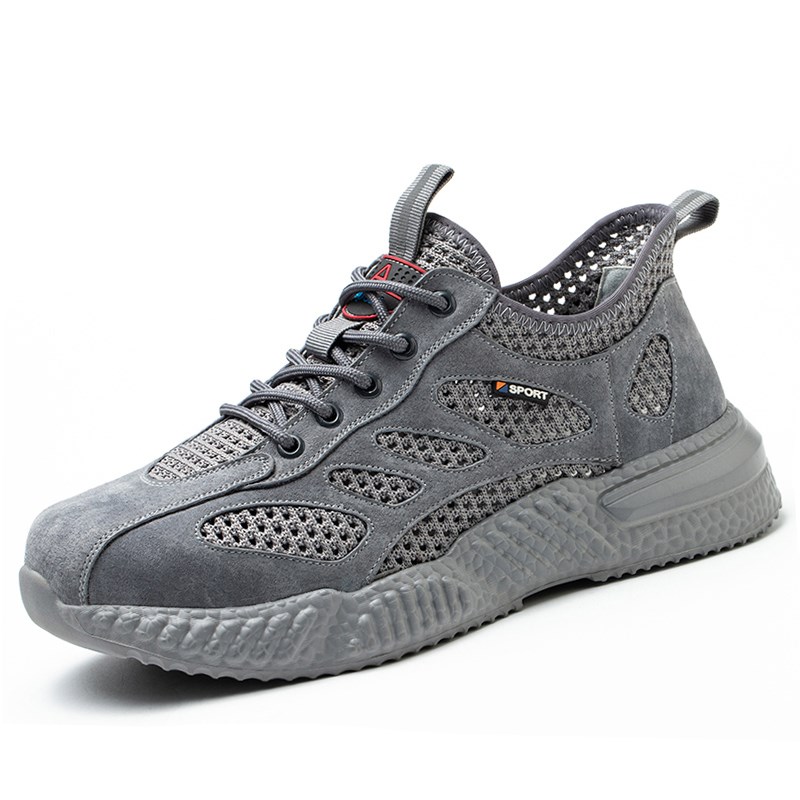 劳保鞋男款士夏季透气防砸防刺穿工地安全鞋老保带钢板电工绝缘鞋