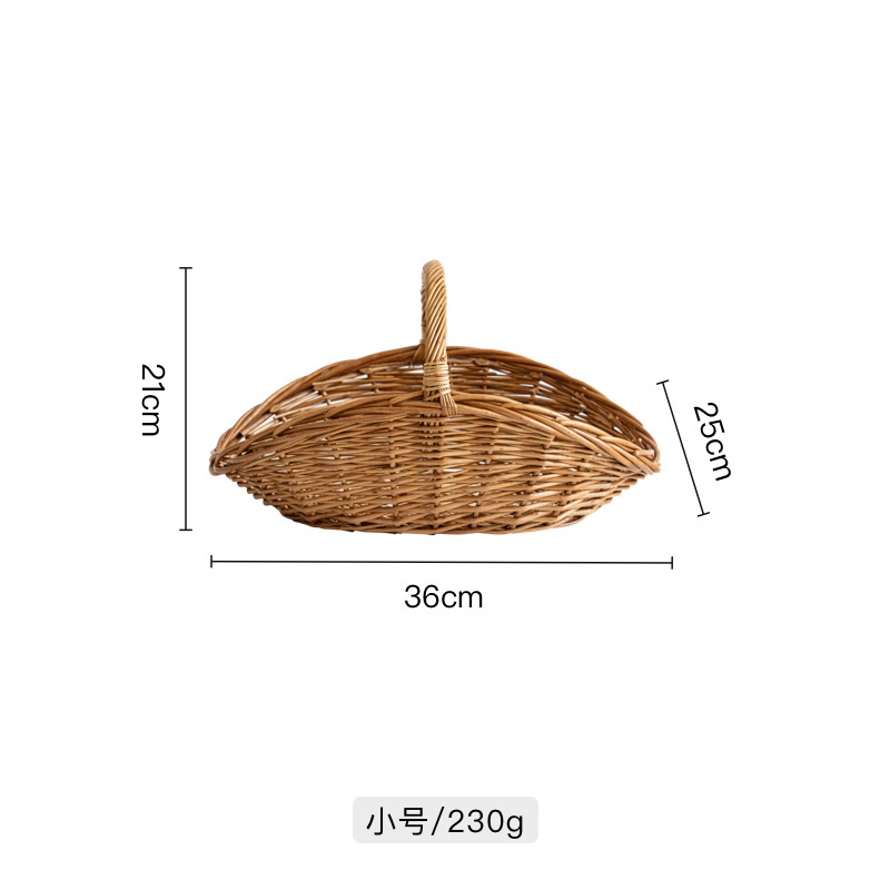 柳编收纳篮藤编水果篮手提篮菜蓝野餐篮收纳筐鸡蛋篮花篮购物篮子,家居饰品,花篮,淘宝优惠券,粉丝福利购,淘宝优惠卷
