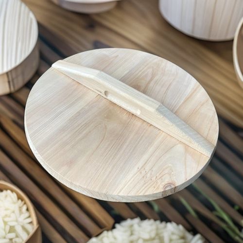 实木手工杉木炒锅盖家用大小锅盖蒸笼木质铁锅盖木头圆形水缸盖