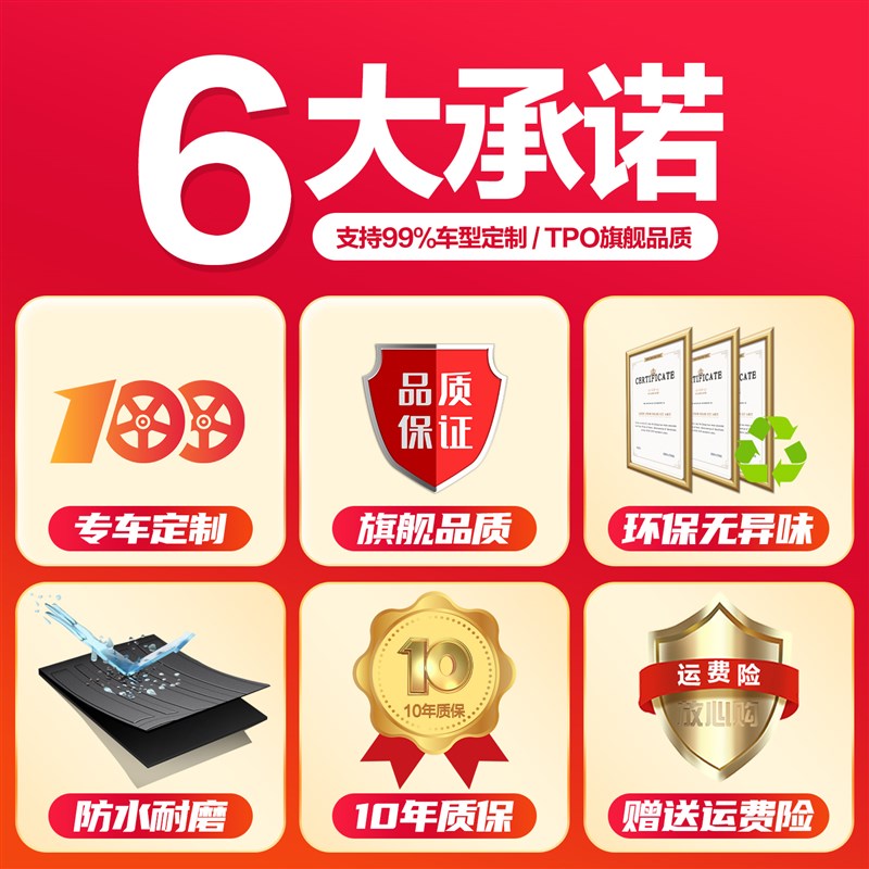 适用极氪7X脚垫全包围专用汽车用品改装配件内饰装饰24款TPE地垫