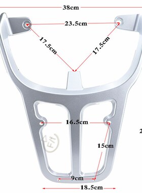 适用CG-1后货架立马H2M2H6M3电动车货架后架托货架后货架载尾箱架