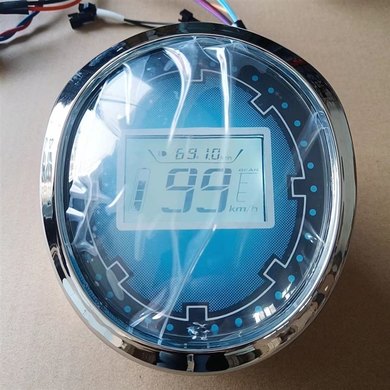 金龟王两轮车仪表外插六线盘正负控相线速度一线通金龟王仪表总成