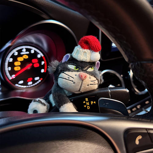 汽车雨刮器怀挡装饰玩偶可爱猫咪毛绒方向灯公仔车载车内饰品摆件