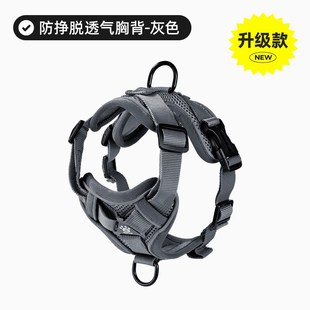 猫咪牵引绳不勒脖防挣脱外出专用宠物遛猫绳可调节胸背狗狗牵引绳