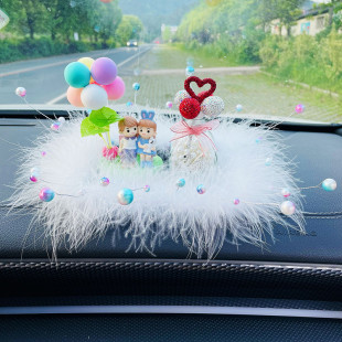 女 饰饰品礼物用品汽车摆件可爱个性 甜小情侣男女神新款 车内车载装