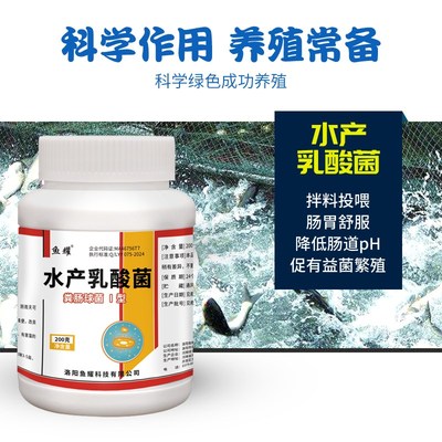 乳酸菌粉剂水产养殖专用抑弧菌鱼小龙虾蟹塘净水降pH缓解肠炎白便