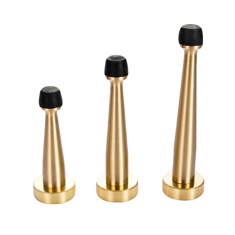 纯铜门顶门阻 全铜橡胶防撞门碰 金色卫生间防锈加长门挡门顶