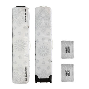 ME单板双板滑雪板包男女带轮滚轮雪鞋旅行可托运伸缩大容量雪具包