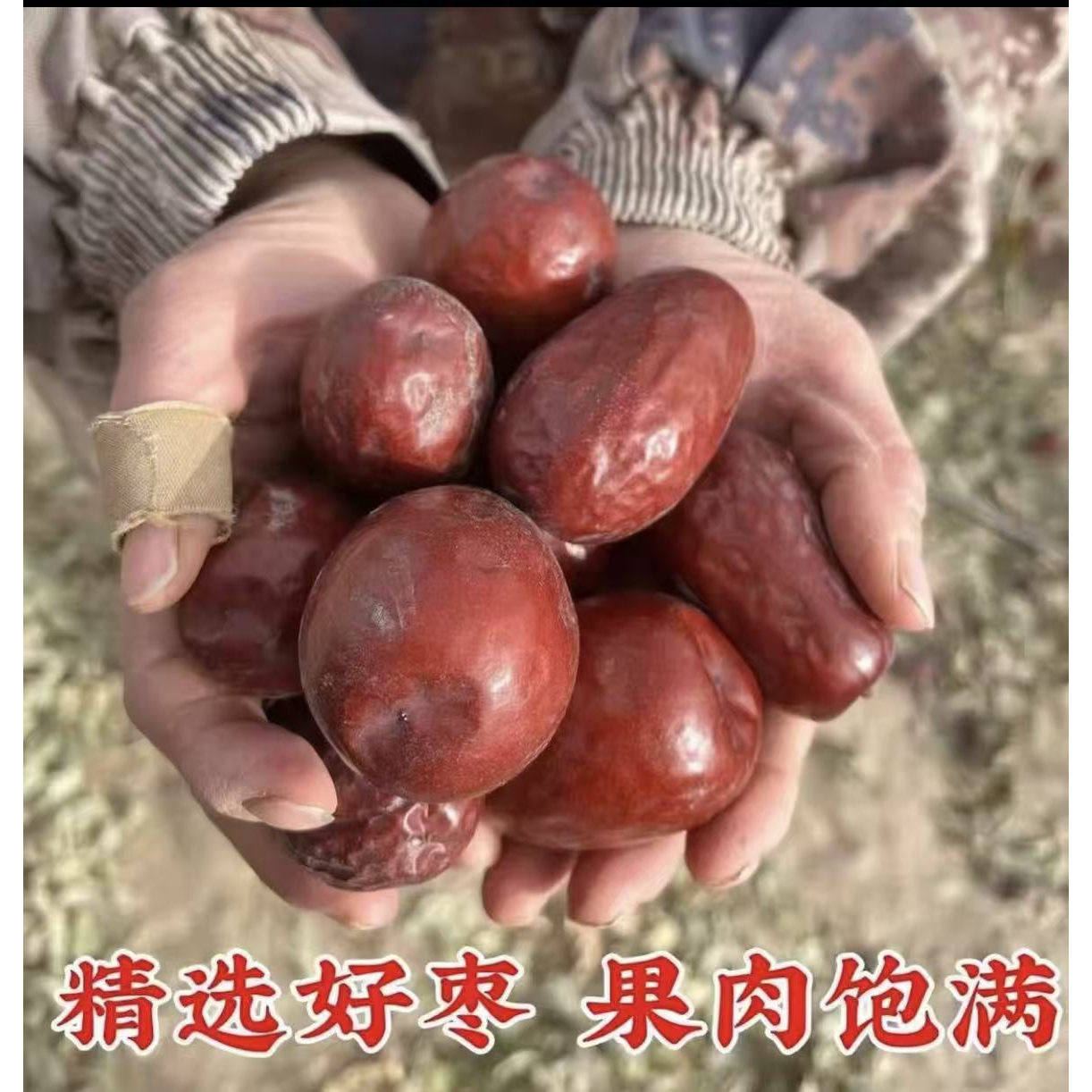 25年新疆和田大枣特级红枣五星红枣未清洗5斤装吊干枣新疆发货
