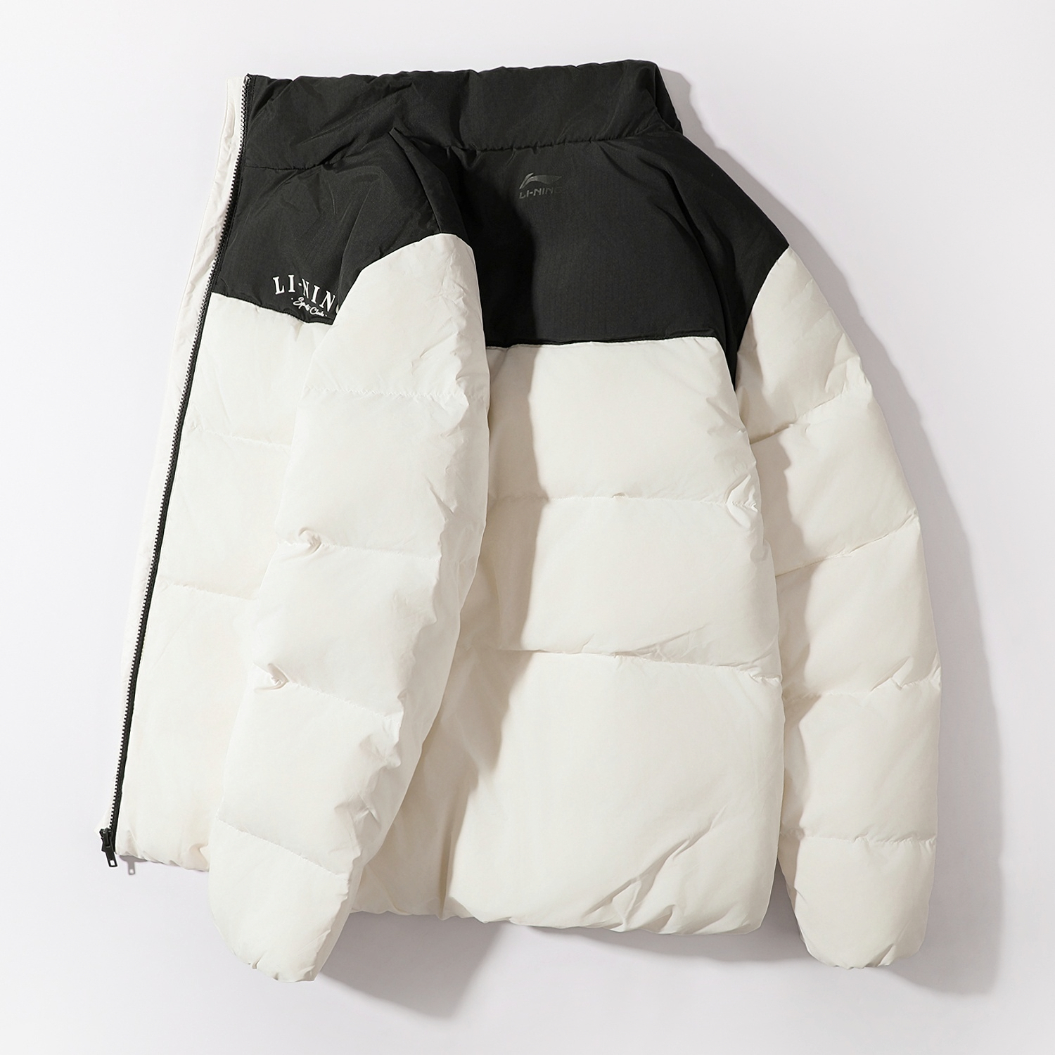 李宁短羽绒服男2025冬季新款运动潮流系列休闲立领防风保暖外套