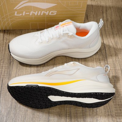 李宁赤兔8秋冬款跑步鞋男款2025新款加厚鞋面防泼水透气运动鞋