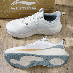 男2026春季 3休闲鞋 新款 轻便缓震男鞋 李宁SOFT 网面透气运动鞋