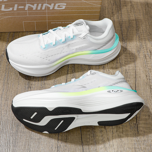 李宁越影5pro跑步鞋女款2025秋季新款轻便软弹运动鞋网面透气女鞋