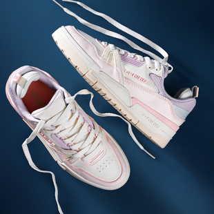 潮百搭休闲鞋 liming李宁惟吾pro联名板鞋 新款 2022春季 AGCS104 女鞋