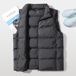 李宁薄款羽绒马甲男款2025冬季新款健身系列90%鸭绒保暖羽绒服