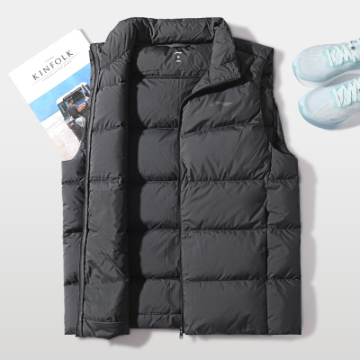 李宁薄款羽绒马甲男款2025冬季新款健身系列90%鸭绒保暖羽绒服