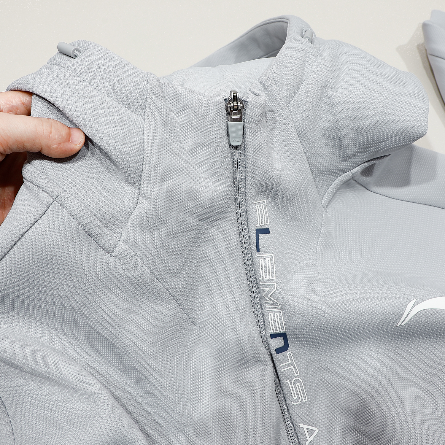 李宁开衫连帽卫衣男款2025秋季新款健身系列跑步训练运动休闲外套