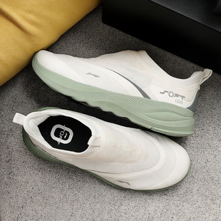 男款 go2代一脚蹬休闲鞋 2025新款 软弹运动鞋 子 李宁男鞋 潮流鞋 soft