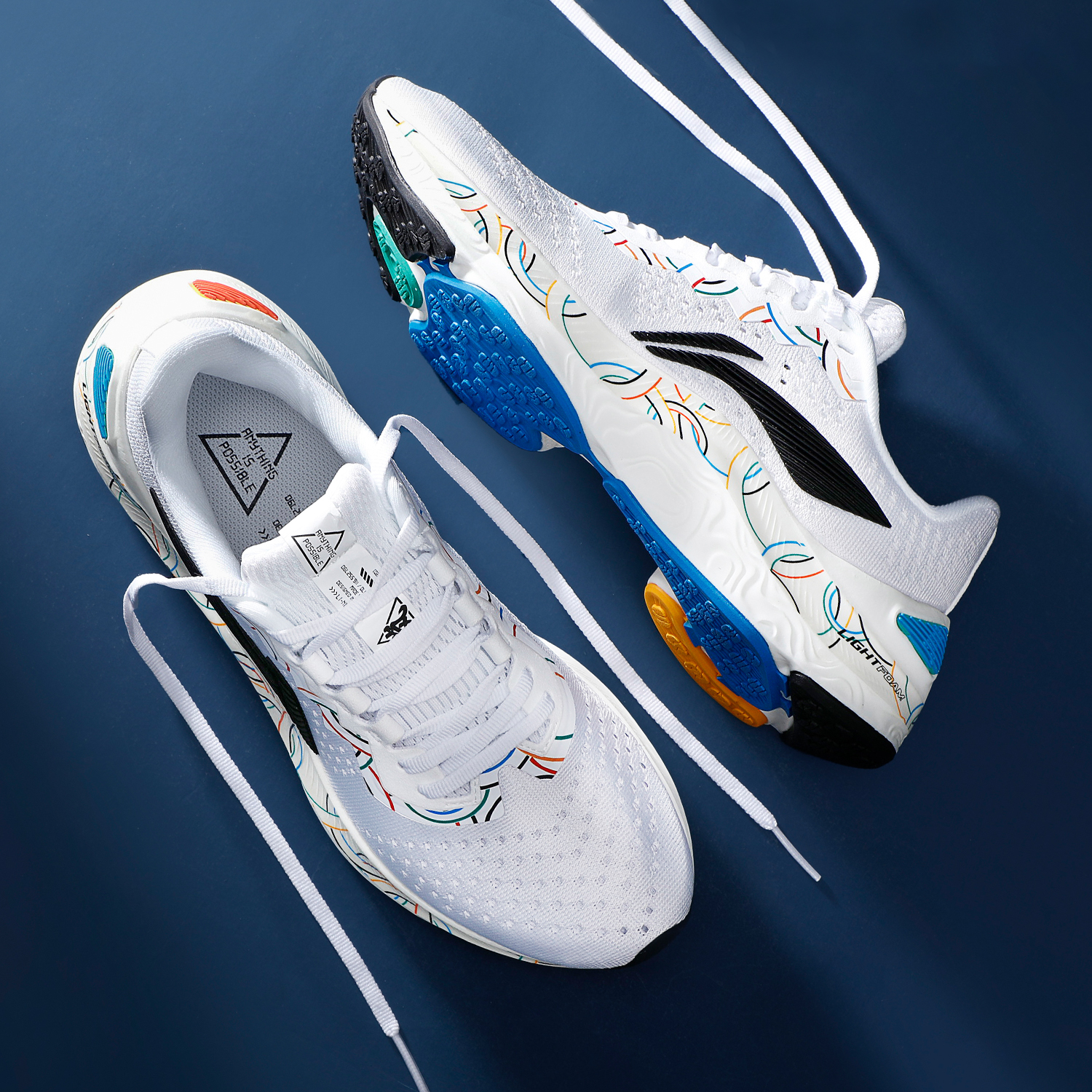 李宁岚plus跑步鞋男鞋2022秋季新款轻便减震跑鞋网面透气运动鞋