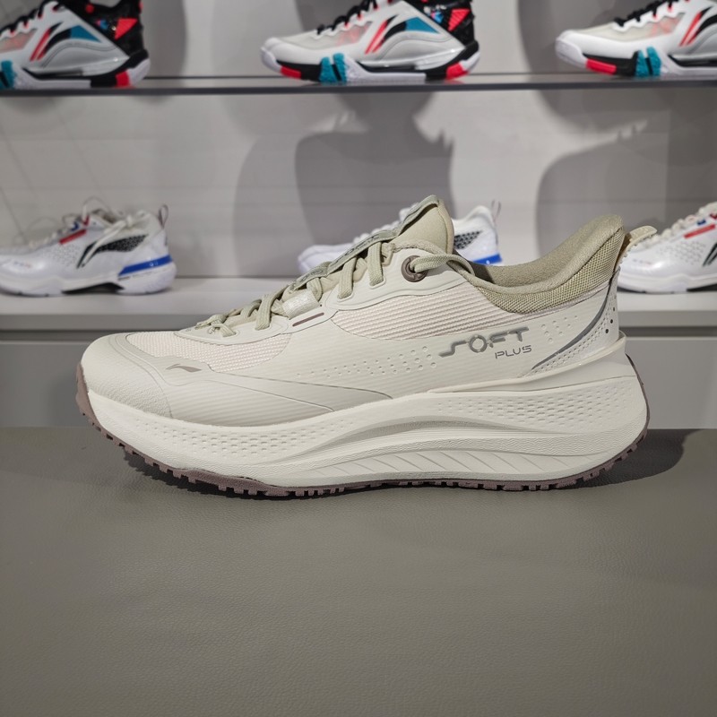 李宁SOFT PLUS休闲鞋女款2025新款软弹减震跑鞋春季透气运动鞋子,运动鞋new,运动休闲鞋,淘宝优惠券,粉丝福利购,淘宝优惠卷