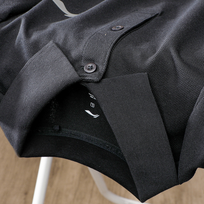 李宁针织polo衫男款2025新款宽松棉质短袖翻领T恤纯色透气半袖