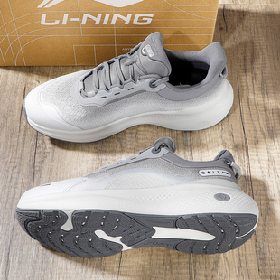 plus2休闲鞋 健步鞋 男2025冬季 防泼水防滑保暖运动鞋 新款 李宁soft