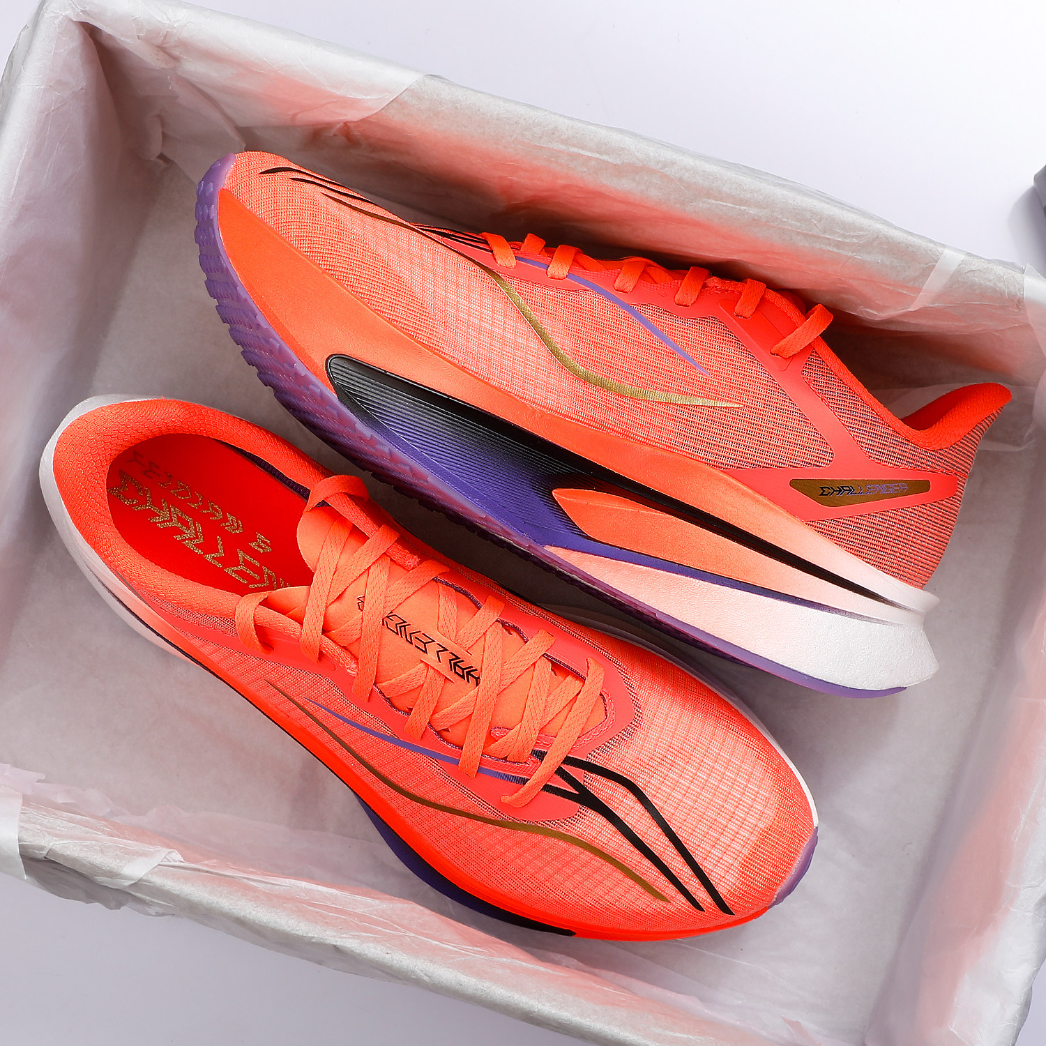 李宁飞电6C跑步鞋男2026春季新款䨻丝轻质高回弹透气竞速比赛跑鞋