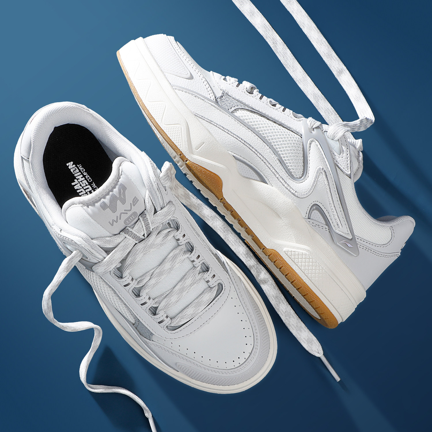 李宁惟吾LITE板鞋男2026春季新款平底鞋子缓震透气休闲鞋潮流男鞋