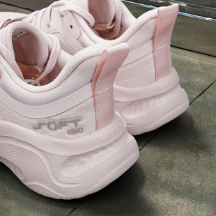 网面透气女鞋 李宁SOFT 夏季 女2025新款 AGLV040 GO2代运动休闲鞋