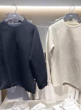 李宁男士卫衣春季款套头衫2023春季新款圆领保暖卫衣男款AWDT737