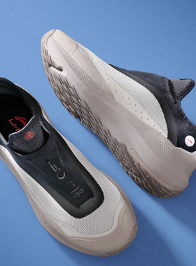 李宁休闲鞋男款2025春季Soft Go一脚蹬网面透气跑步运动鞋AGLU105