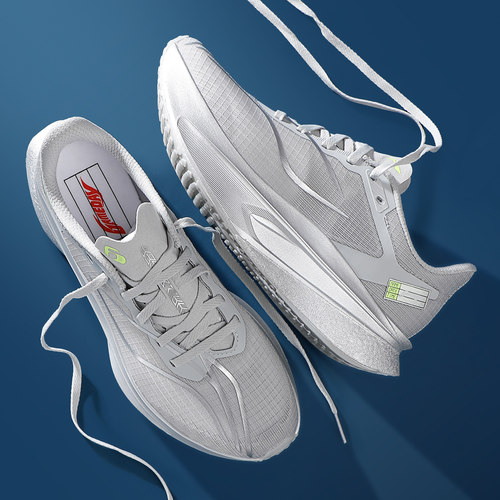 李宁飞电6c跑步鞋女款2026春季新款䨻丝透气跑鞋轻质回弹运动鞋