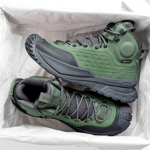 李宁CF溯行川HIGH户外徒步鞋2025冬季新款防泼水防滑运动鞋休闲鞋