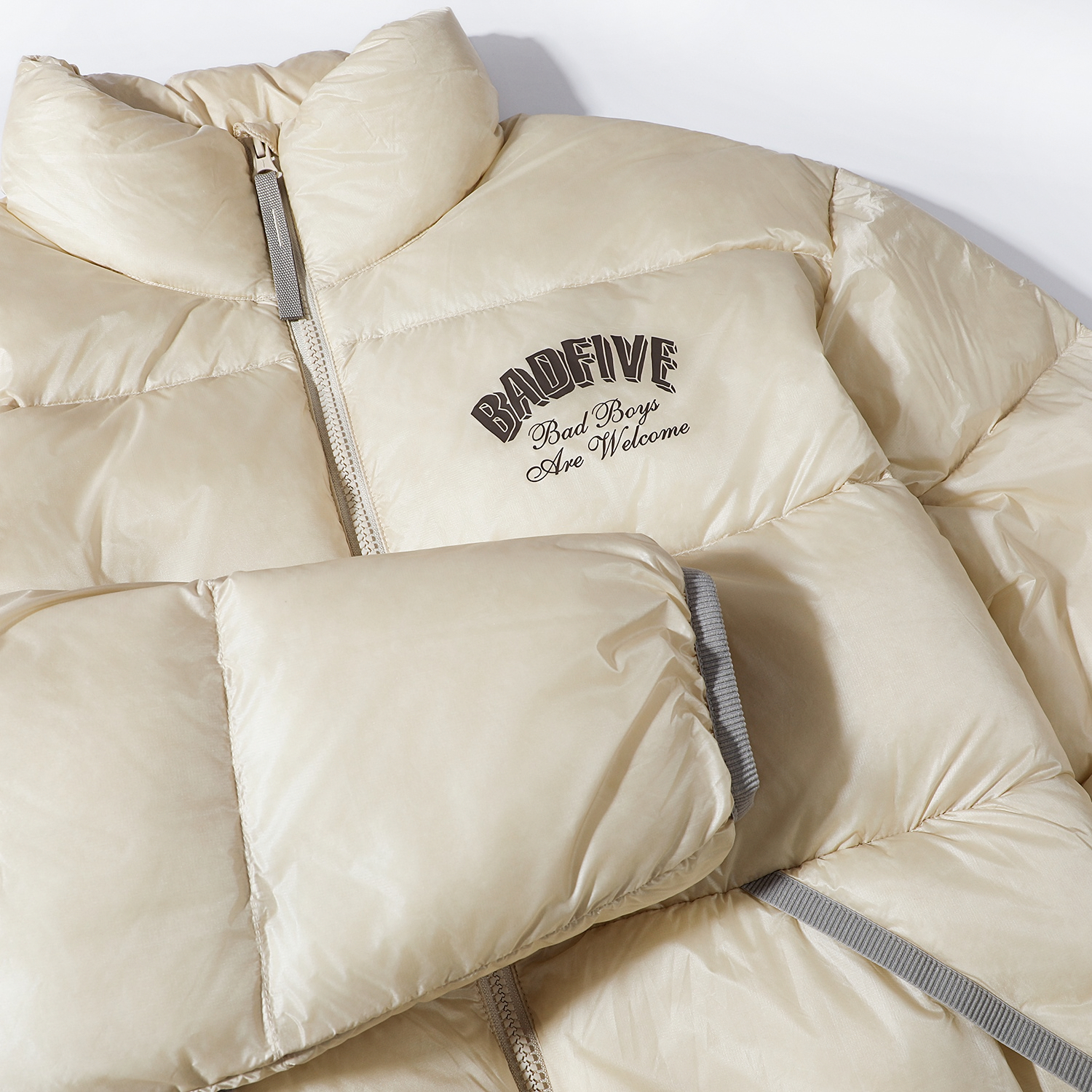 李宁男子短款羽绒服2025冬季新款反伍BADFIVE宽松防风保暖外套