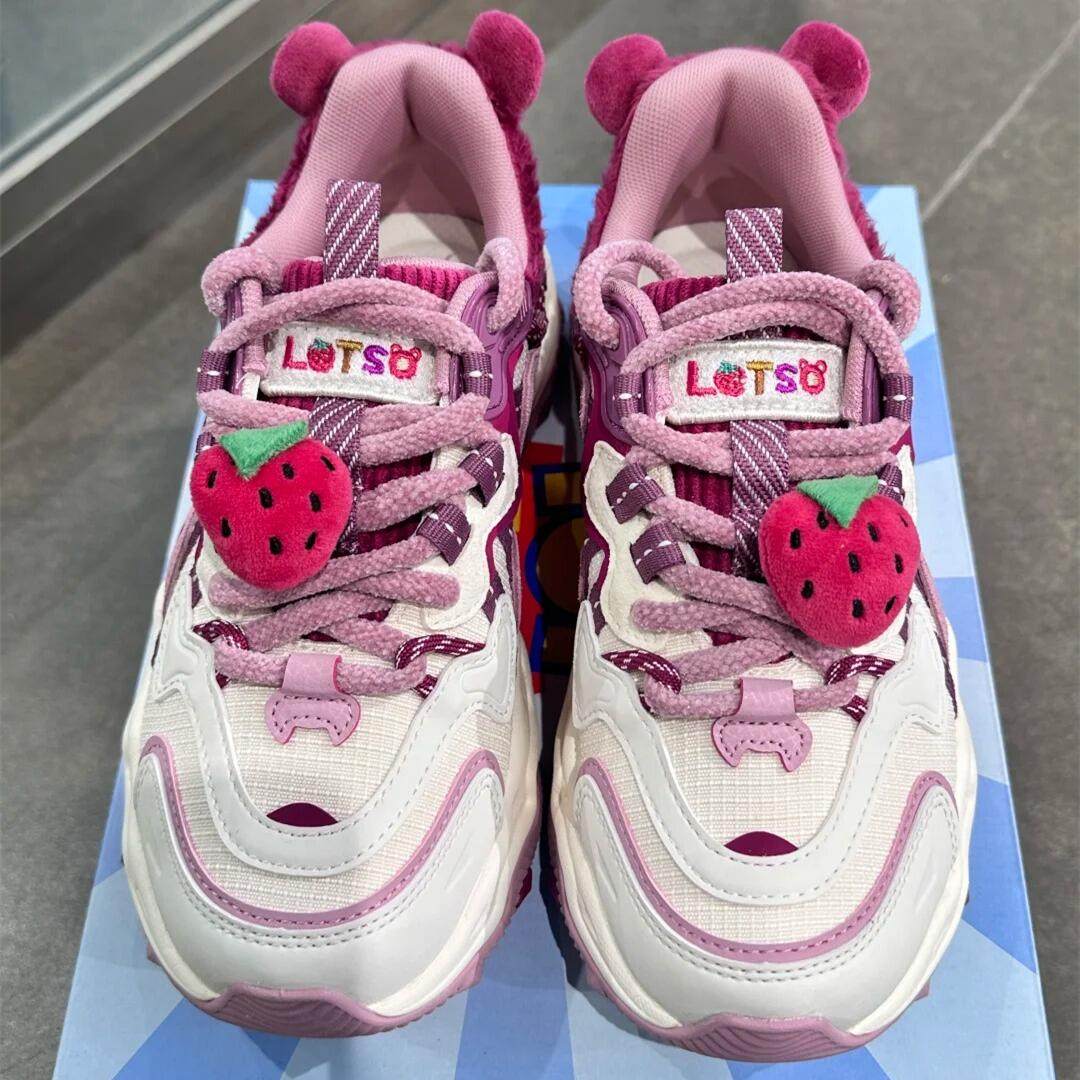 李宁草莓熊鞋子板鞋女2025春季新款姜饼人高帮软底休闲鞋AGCU176,运动鞋new,板鞋,淘宝优惠券,粉丝福利购,淘宝优惠卷