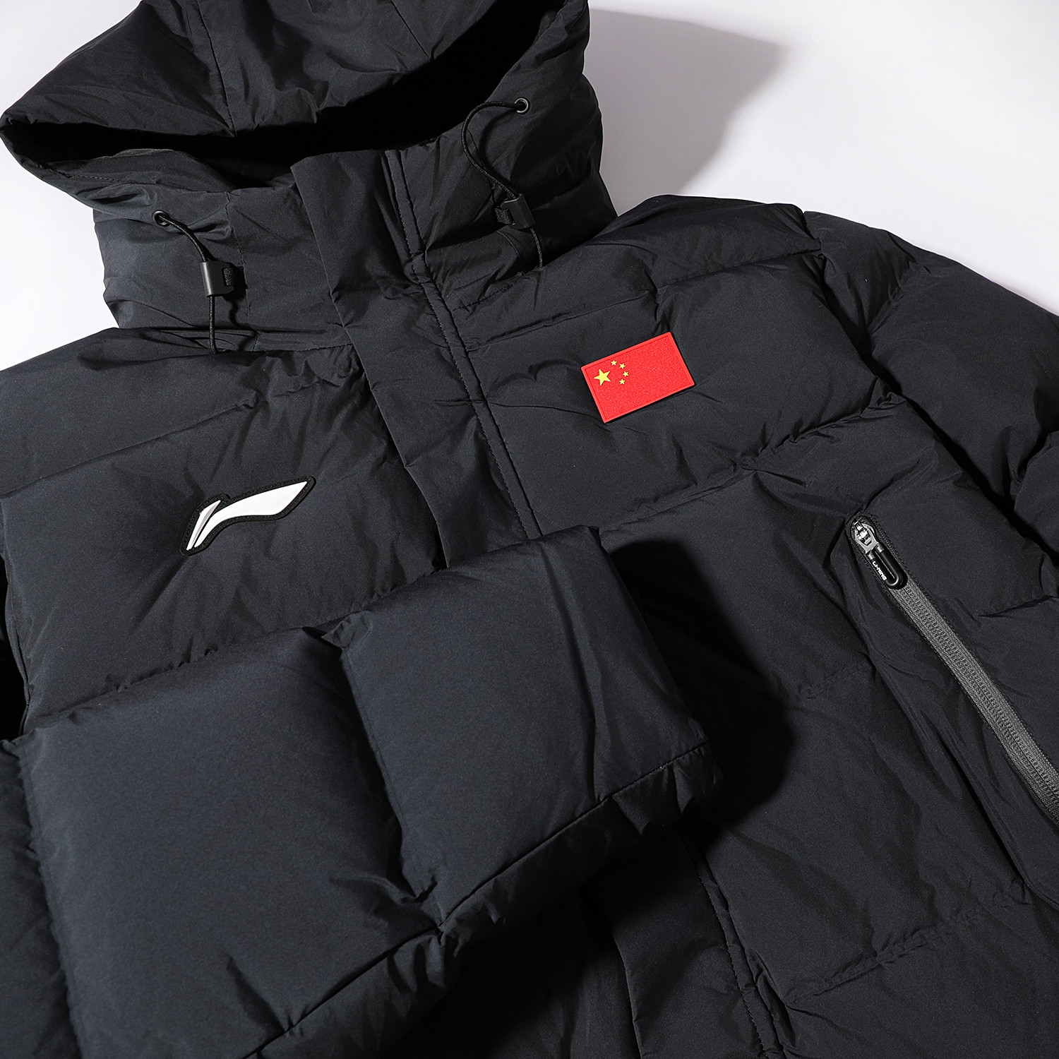 李宁长款羽绒服男2025冬季新款荣耀系列国旗款宽松连帽加厚外套,运动服/休闲服装,运动羽绒服,淘宝优惠券,粉丝福利购,淘宝优惠卷