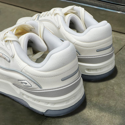 李宁男士板鞋2025秋季新款001 BTC 3经典休闲鞋软底透气滑板鞋