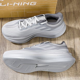 李宁秋冬款越影5PRO跑步鞋男款2025新款加厚软弹防泼水休闲运动鞋