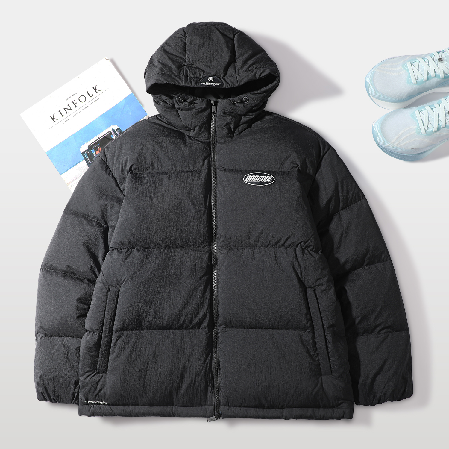 李宁薄款短羽绒服男2025冬季新款健身系列90%鸭绒宽松运动外套