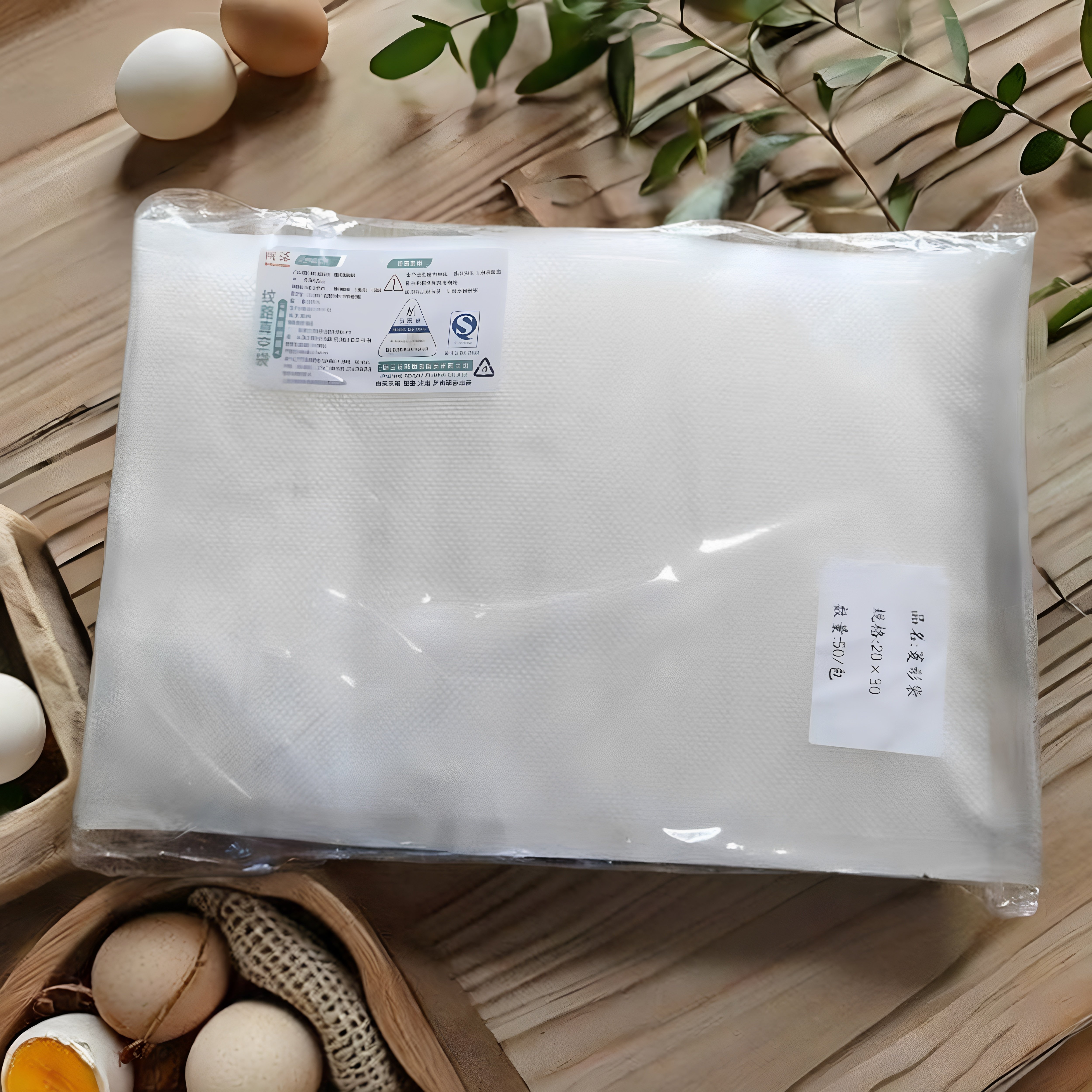 筷乐缘食品级网纹真空保鲜袋图片